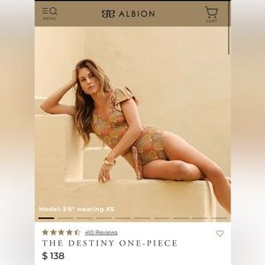 Albion The Destiny One-piece. Size medium.